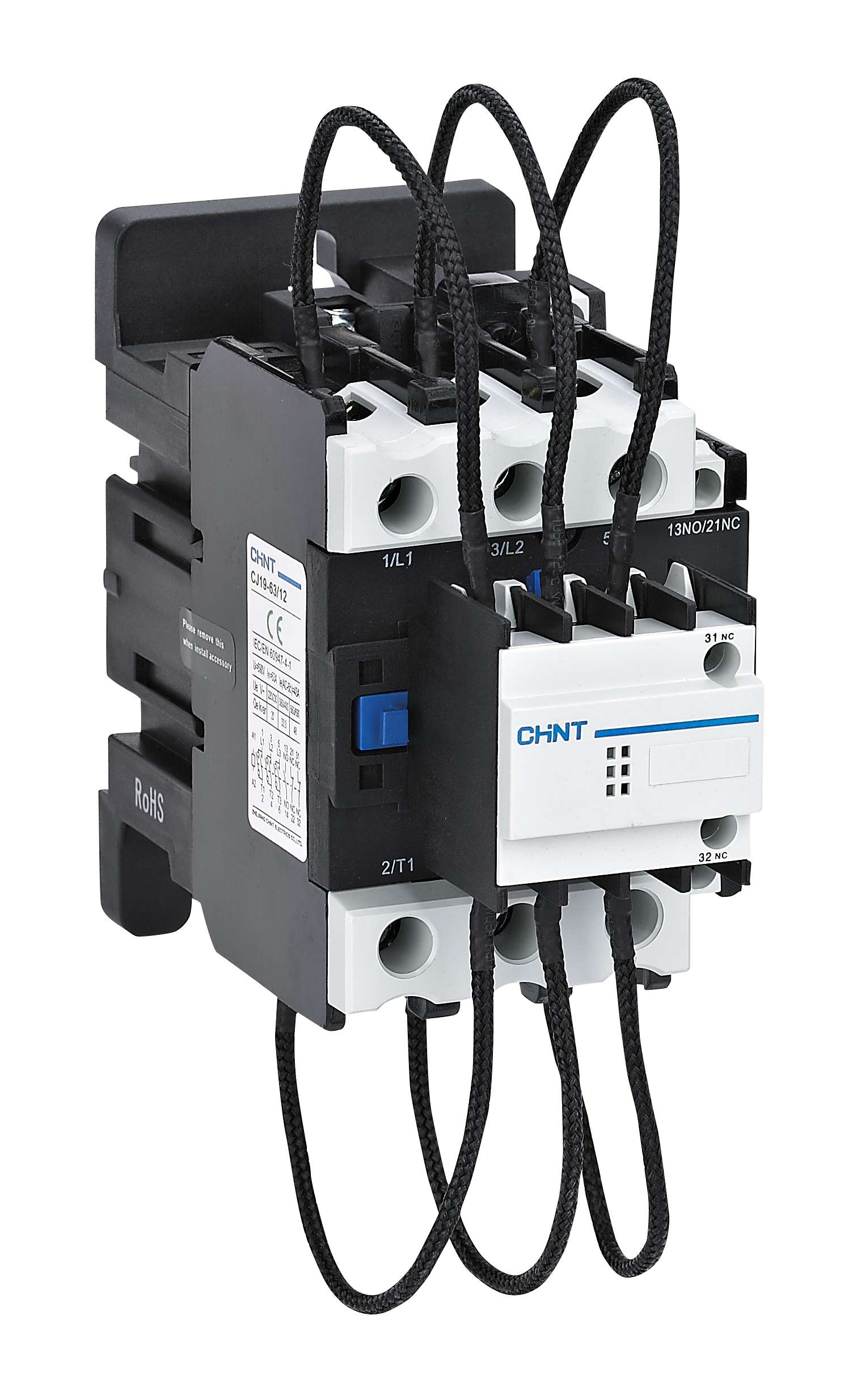 Chint - 244160 CJ19 50kVAR 1NA+2NK Kompresör Kontaktör